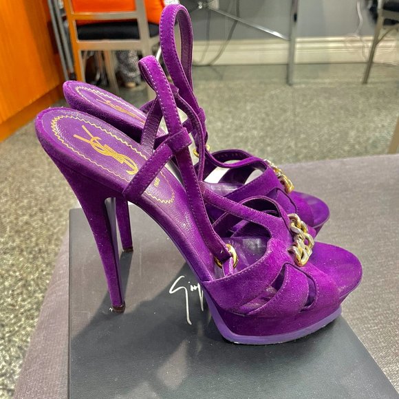 Yves Saint Laurent Rive Gauche, size 8.5 , Platform size: 1.5 - Picture 4 of 10